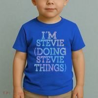 I'm Stevie Doing Stevie Things Family Reunion First Name Gift Toddler T-Shirt thumb 2