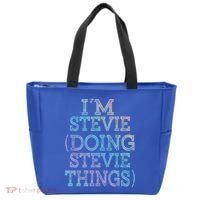 I'm Stevie Doing Stevie Things Family Reunion First Name Gift Tote Bag thumb 0
