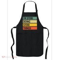 IM Stori Doing Stori Things Funny Personalized Apron thumb 0