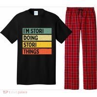 IM Stori Doing Stori Things Funny Personalized Pajama Set thumb 0