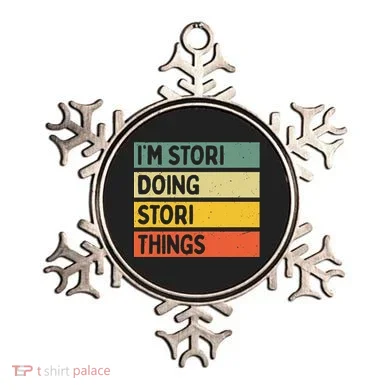 IM Stori Doing Stori Things Funny Personalized Ornament