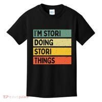 IM Stori Doing Stori Things Funny Personalized Kids T-Shirt thumb 0