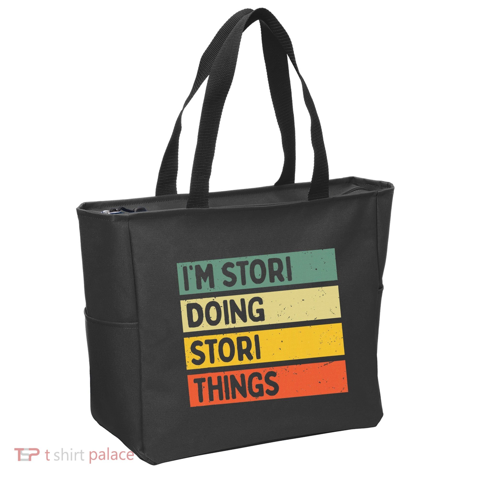 IM Stori Doing Stori Things Funny Personalized Tote Bag