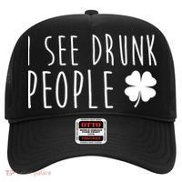 I See Drunk People Funny St Patricks Day Hat thumb 0