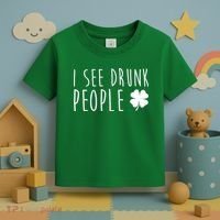 I See Drunk People Funny St Patricks Day Toddler T-Shirt thumb 3