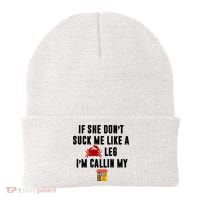 If She Don't Suck Me Like A Crab Leg I'm Calling My Old Bay Beanie thumb 0