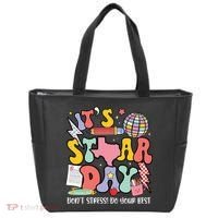 Its Staar Day Dont Stress Do Your Best Test Day Groovy Tote Bag thumb 0