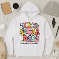 Its Staar Day Dont Stress Do Your Best Test Day Groovy Hoodie thumb 3
