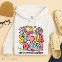 Its Staar Day Dont Stress Do Your Best Test Day Groovy Hoodie thumb 4