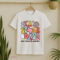 Its Staar Day Dont Stress Do Your Best Test Day Groovy T-Shirt thumb 2