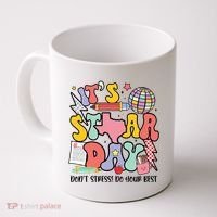 Its Staar Day Dont Stress Do Your Best Test Day Groovy Coffee Mug thumb 0