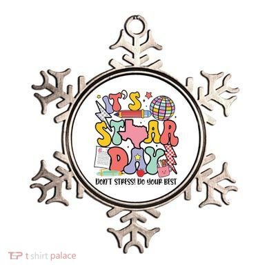 Its Staar Day Dont Stress Do Your Best Test Day Groovy Ornament