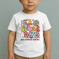 Its Staar Day Dont Stress Do Your Best Test Day Groovy Toddler T-Shirt thumb 2