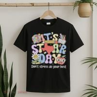 It's Staar Day Don't Stress Do Your Best Test Day Teacher T-Shirt thumb 2