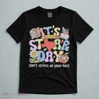 It's Staar Day Don't Stress Do Your Best Test Day Teacher T-Shirt thumb 5