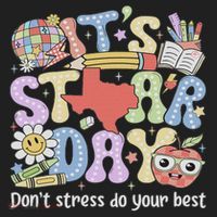 It's Staar Day Don't Stress Do Your Best Test Day Teacher Beanie thumb 2