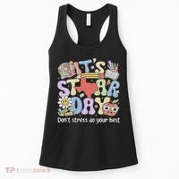 It's Staar Day Don't Stress Do Your Best Test Day Teacher Women's Tank Top thumb 0