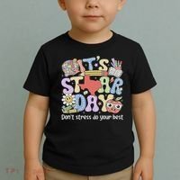 It's Staar Day Don't Stress Do Your Best Test Day Teacher Toddler T-Shirt thumb 2