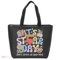 It's Staar Day Don't Stress Do Your Best Test Day Teacher Tote Bag thumb 0