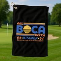 I Survived Del Boca Vista And All I Got Was This Golf Towel thumb 1