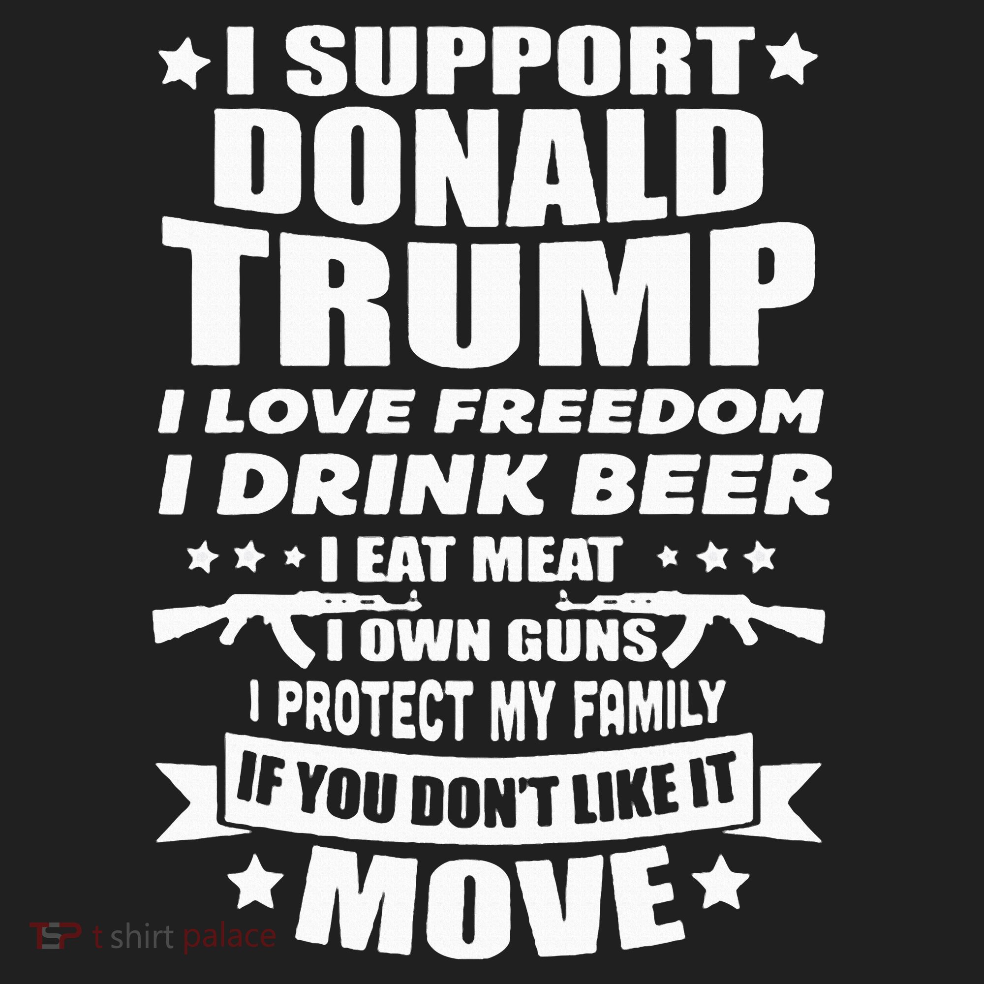 I Support Donald Trump I Love Freedom I Drink Beer Beanie