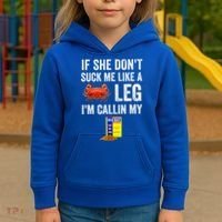 If She Don't Suck Me Like A Crab Leg I'm Calling My Kids Hoodie thumb 3