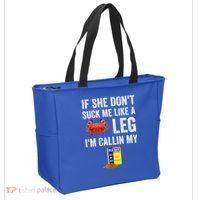 If She Don't Suck Me Like A Crab Leg I'm Calling My Tote Bag thumb 2
