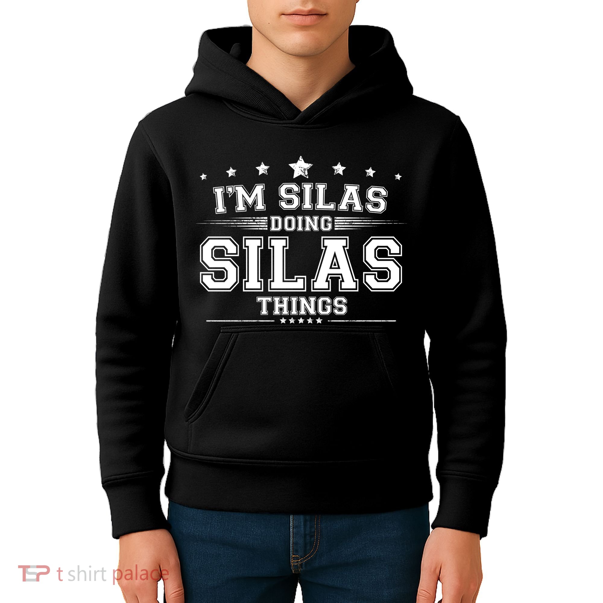 Im Silas Doing Silas Things Kids Hoodie