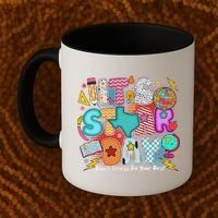 Its Star Day Dont Stress Do Your Best Testing Day Test Day Coffee Mug thumb 2