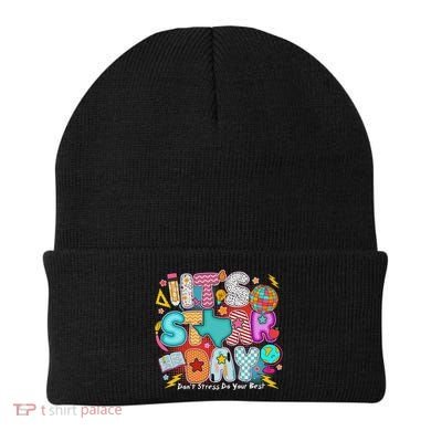 Its Star Day Dont Stress Do Your Best Testing Day Test Day Beanie