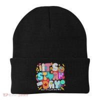 Its Star Day Dont Stress Do Your Best Testing Day Test Day Beanie thumb 0