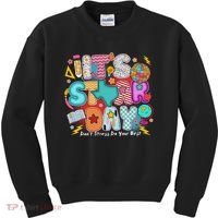 Its Star Day Dont Stress Do Your Best Testing Day Test Day Kids Sweatshirt thumb 0