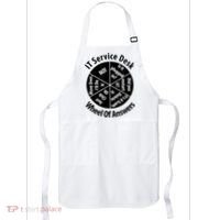 IT Service Desk Wheel Of Answer Information Technology Apron thumb 0