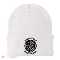 IT Service Desk Wheel Of Answer Information Technology Beanie thumb 0
