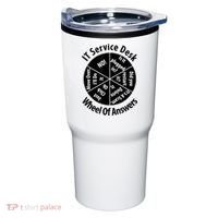 IT Service Desk Wheel Of Answer Information Technology Tumbler thumb 0