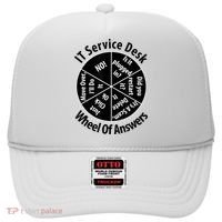 IT Service Desk Wheel Of Answer Information Technology Hat thumb 0