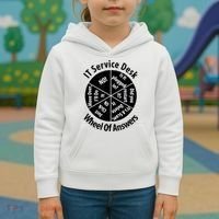 IT Service Desk Wheel Of Answer Information Technology Kids Hoodie thumb 3
