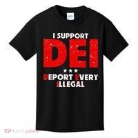 I Support Dei Deport Every Illegal Kids T-Shirt thumb 0