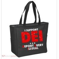 I Support Dei Deport Every Illegal Tote Bag thumb 2