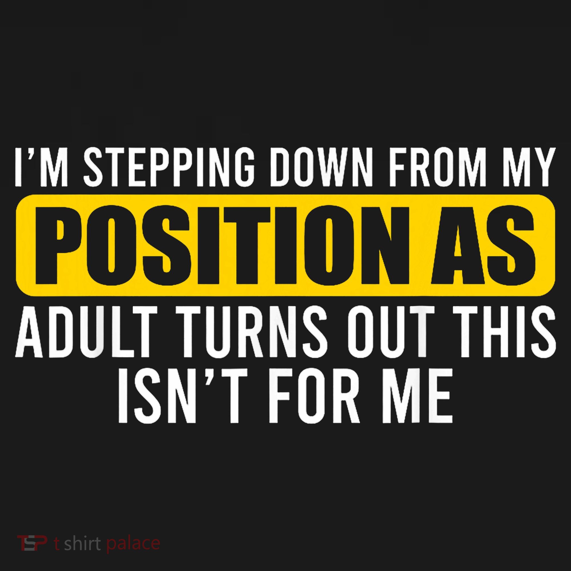 I'm Stepping Down From My Position As Adult Turns Out Polo