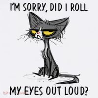 I'm Sorry Did I Roll My Eyes Out Loud, Funny Sarcastic Mousepad thumb 1