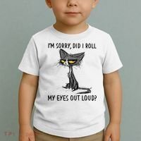 I'm Sorry Did I Roll My Eyes Out Loud, Funny Sarcastic Toddler T-Shirt thumb 2