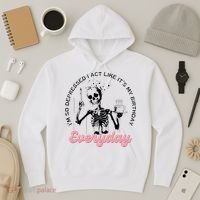 IM So Depressed I Act Like ItS My Birthday Everyday Hoodie thumb 3