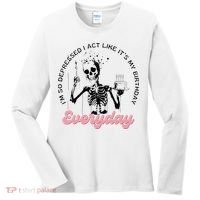 IM So Depressed I Act Like ItS My Birthday Everyday Women's Long Sleeve Shirt thumb 0