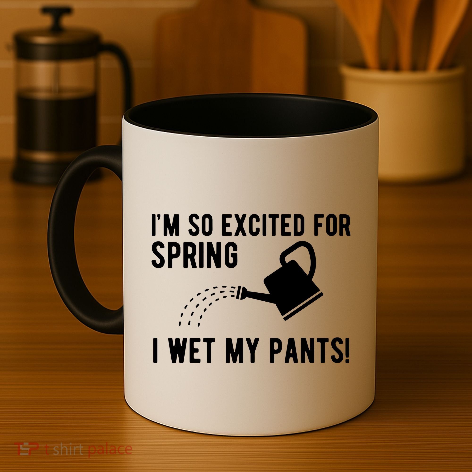 Im So Excited For Spring I Wet My Pants Funny Coffee Mug