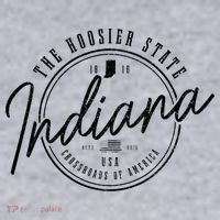 Indiana State Est. 1816 Patriotic Pride Indiana Women's Sweatshirt thumb 2