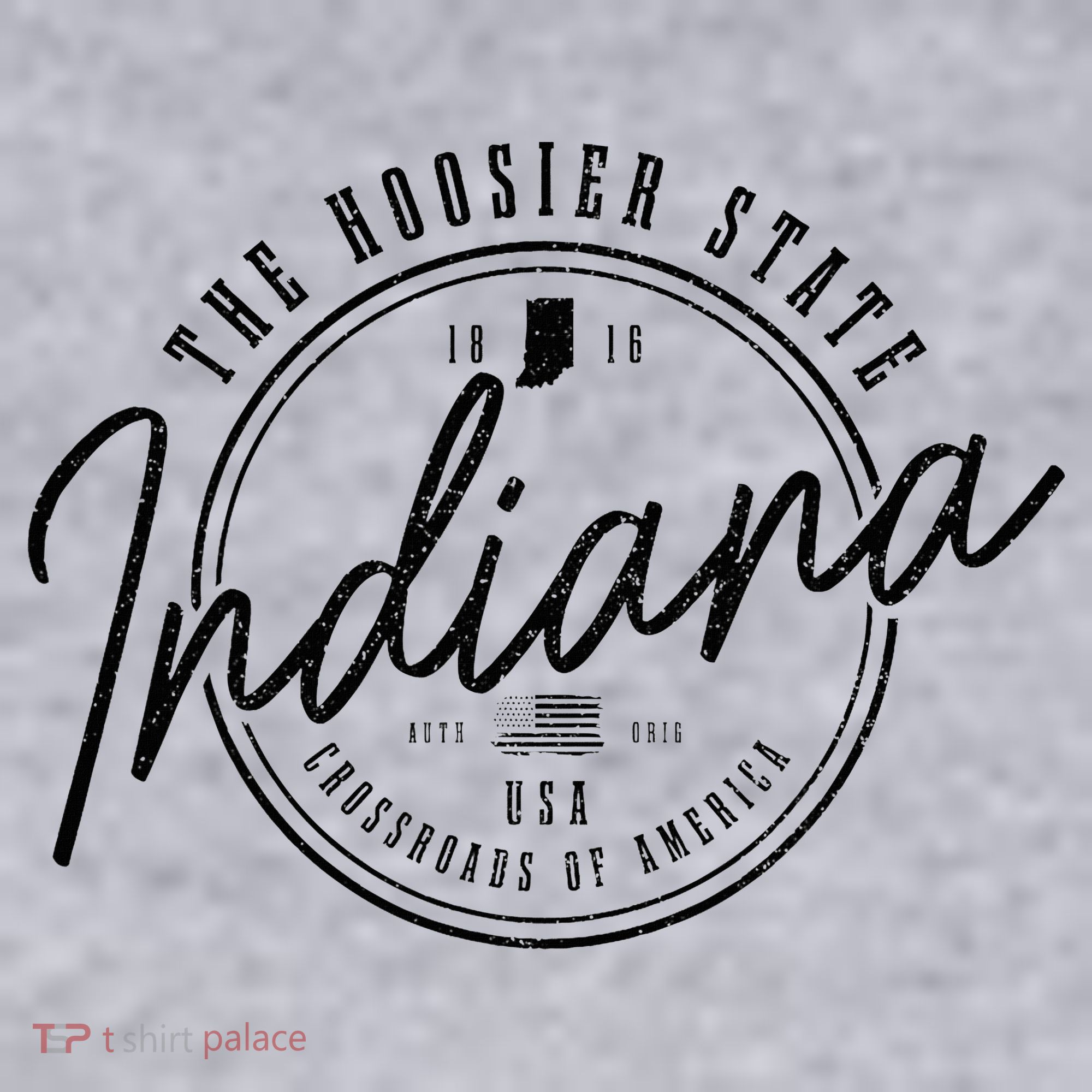 Indiana State Est. 1816 Patriotic Pride Indiana Women's Sweatshirt