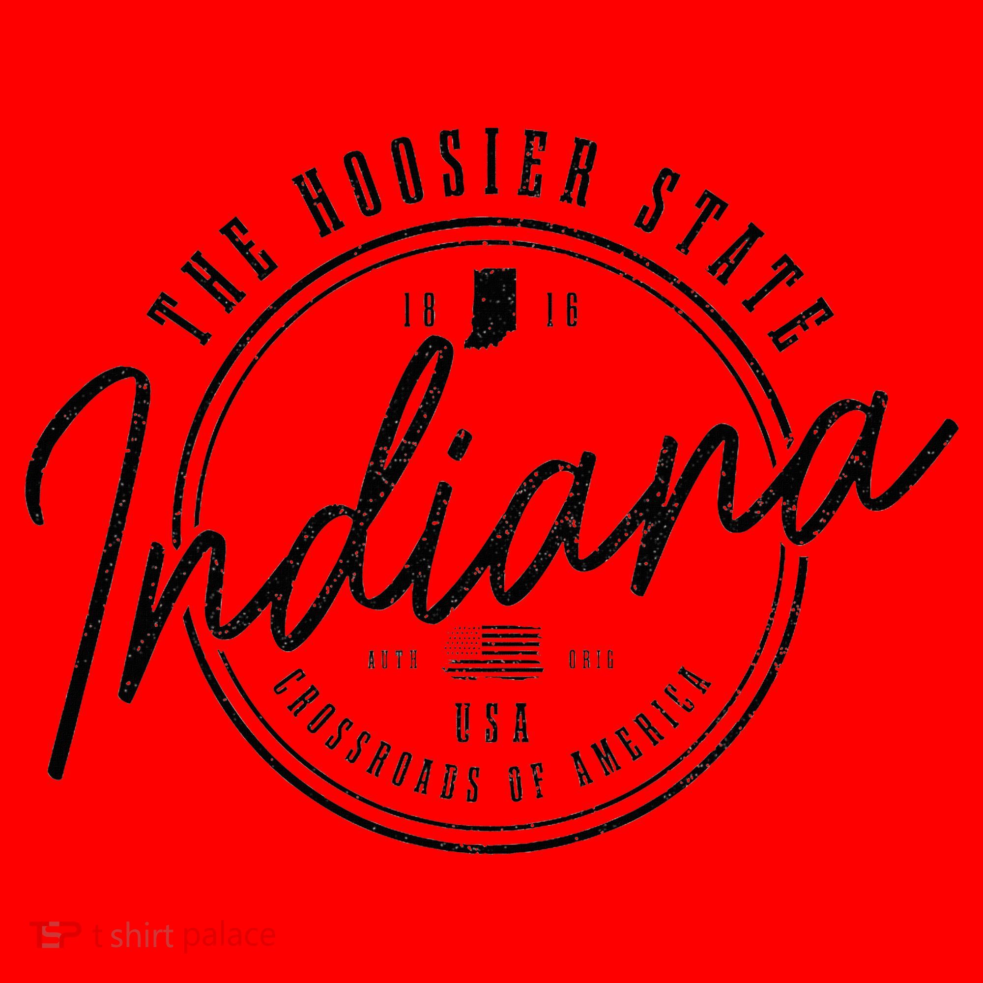 Indiana State Est. 1816 Patriotic Pride Indiana Santa Hat