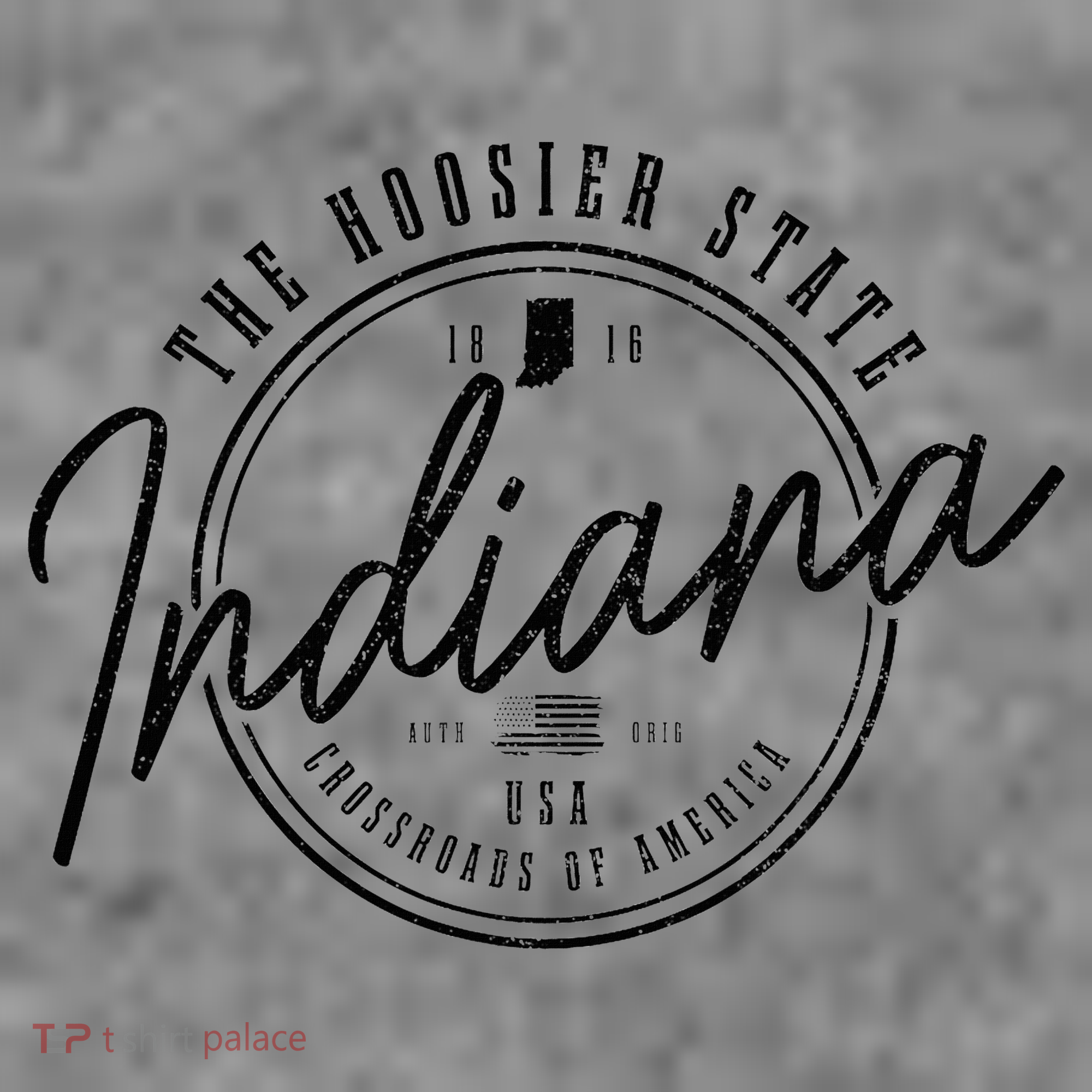 Indiana State Est. 1816 Patriotic Pride Indiana Toddler Hoodie