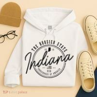 Indiana State Est. 1816 Patriotic Pride Indiana Hoodie thumb 4